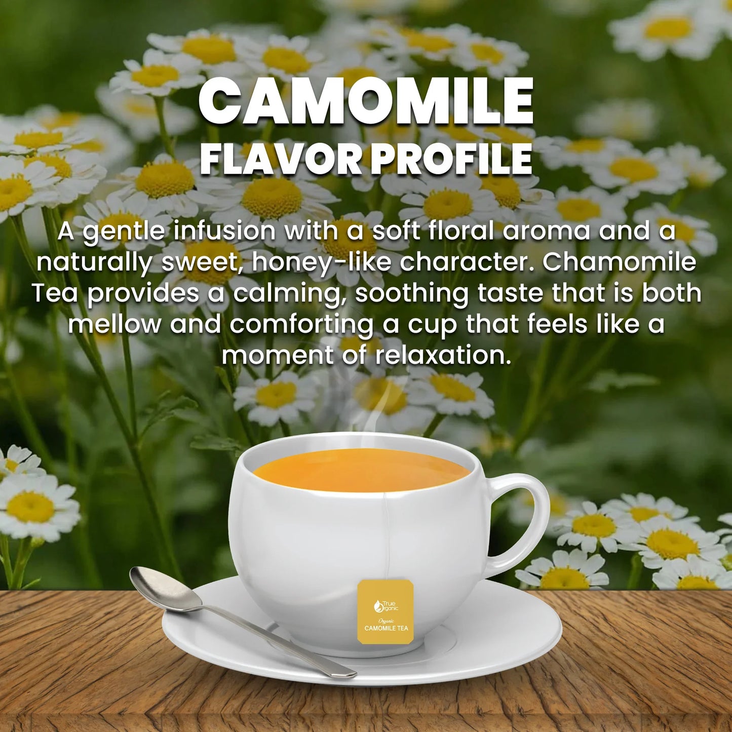 True Organic Chamomile Tea, 100 Tea Bags