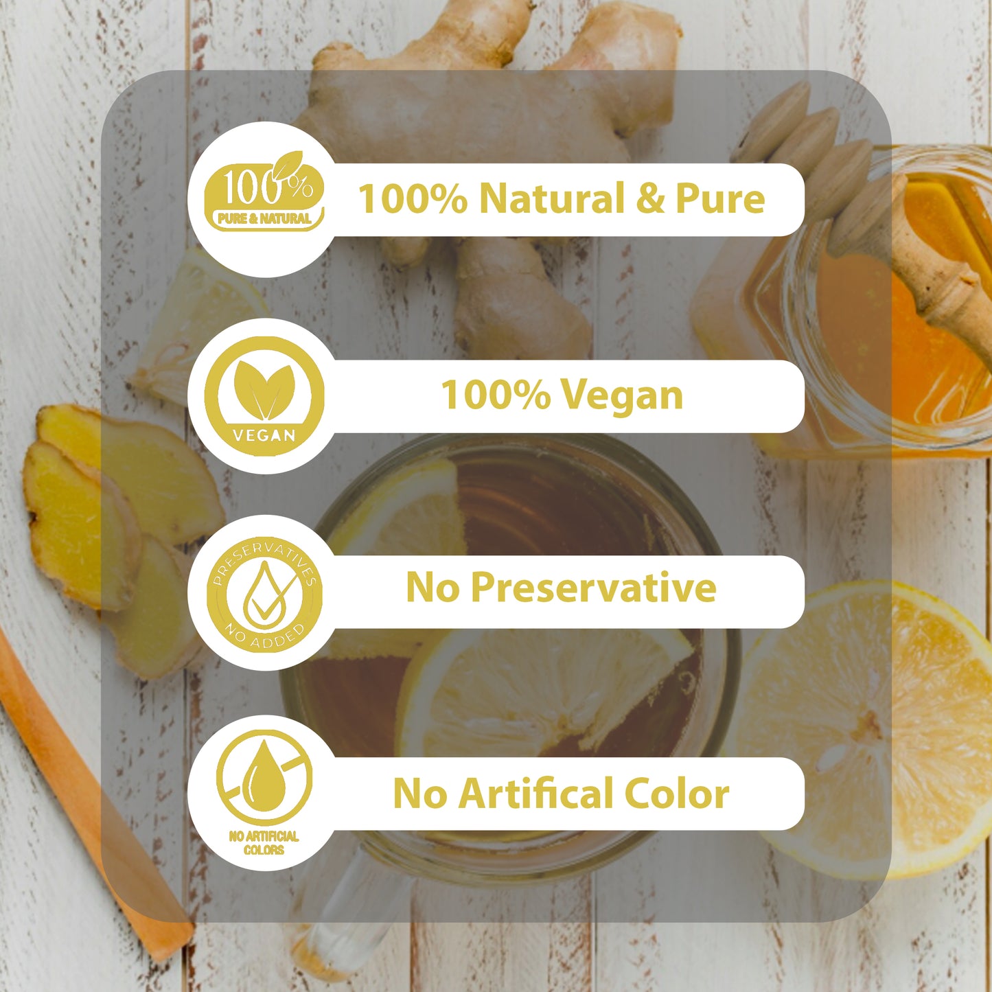 True Organic Lemon & Ginger Tea, 100 Tea Bags