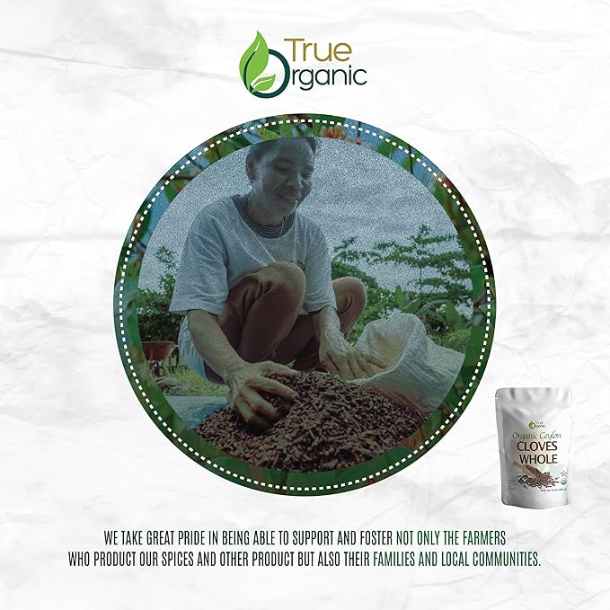 True Organic Cloves Whole 16 Oz