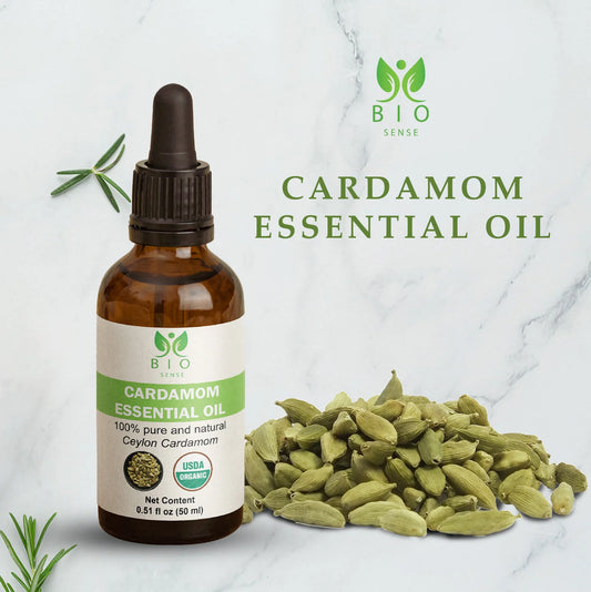 Bio Sense Cardamom Essential Oil 15 mL (0.5 Fl Oz)
