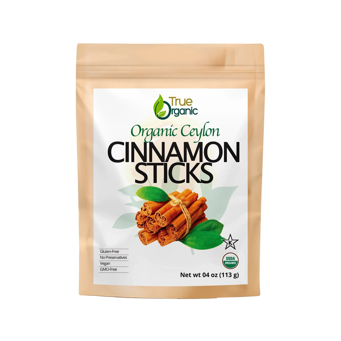 True Organic Cinnamon Sticks 04 Oz