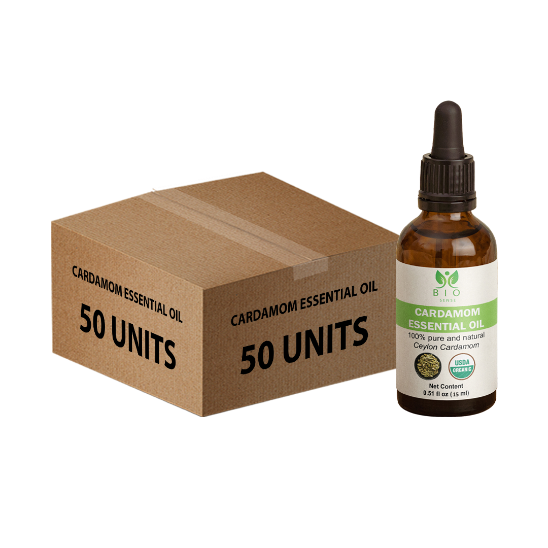 True Organic Cardamom Essential Oil 15 mL (50 Units)