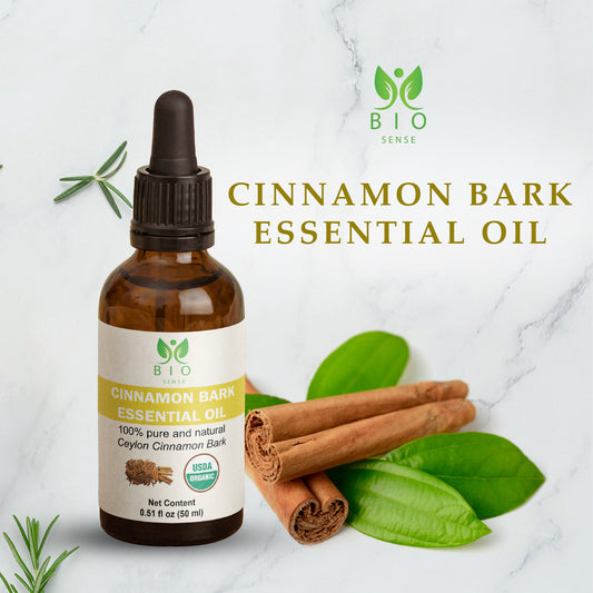 True Organic Cinnamon bark Oil 0.51 FL Oz (15 ml)