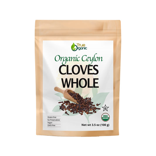 True Organic Cloves Whole 3.5 Oz