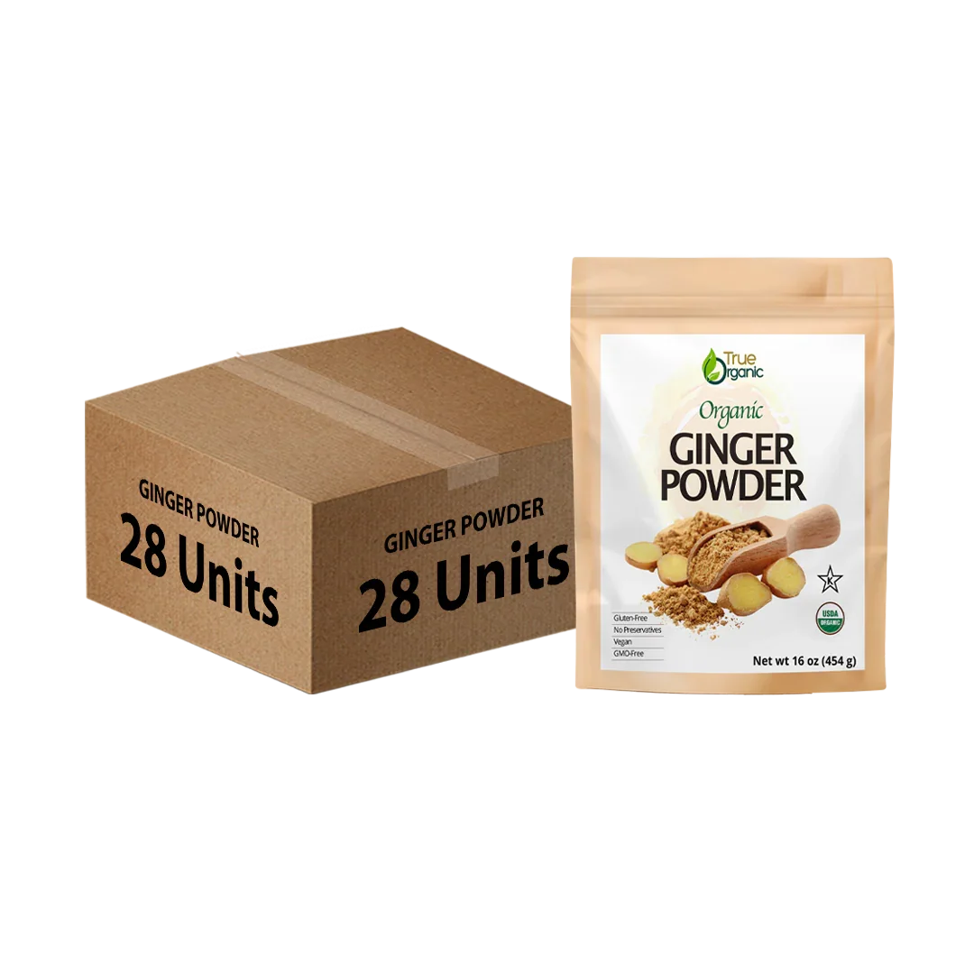 True Organic Ceylon Ginger Powder, 1 Pound