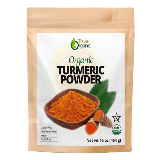 True Organic Ceylon Turmeric Powder, 1 Pound Bulk Bag