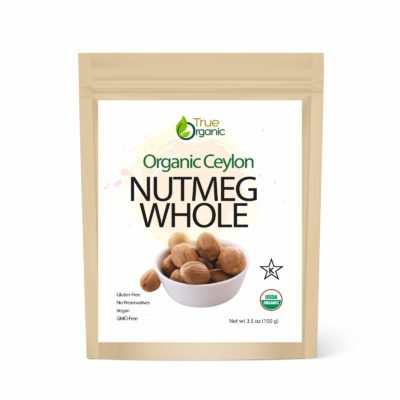 True Organic Nutmeg Whole 3.5 Oz