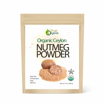 True Organic Nutmeg Powder 3.5 Oz