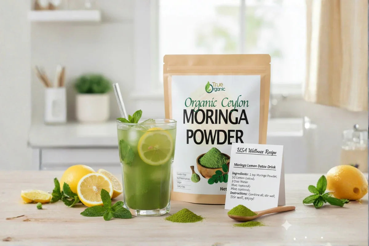 Moringa Lemon Detox Drink