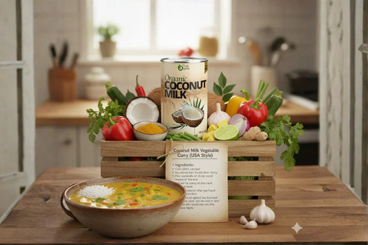 Coconut Milk Vegetable Curry (USA Style)