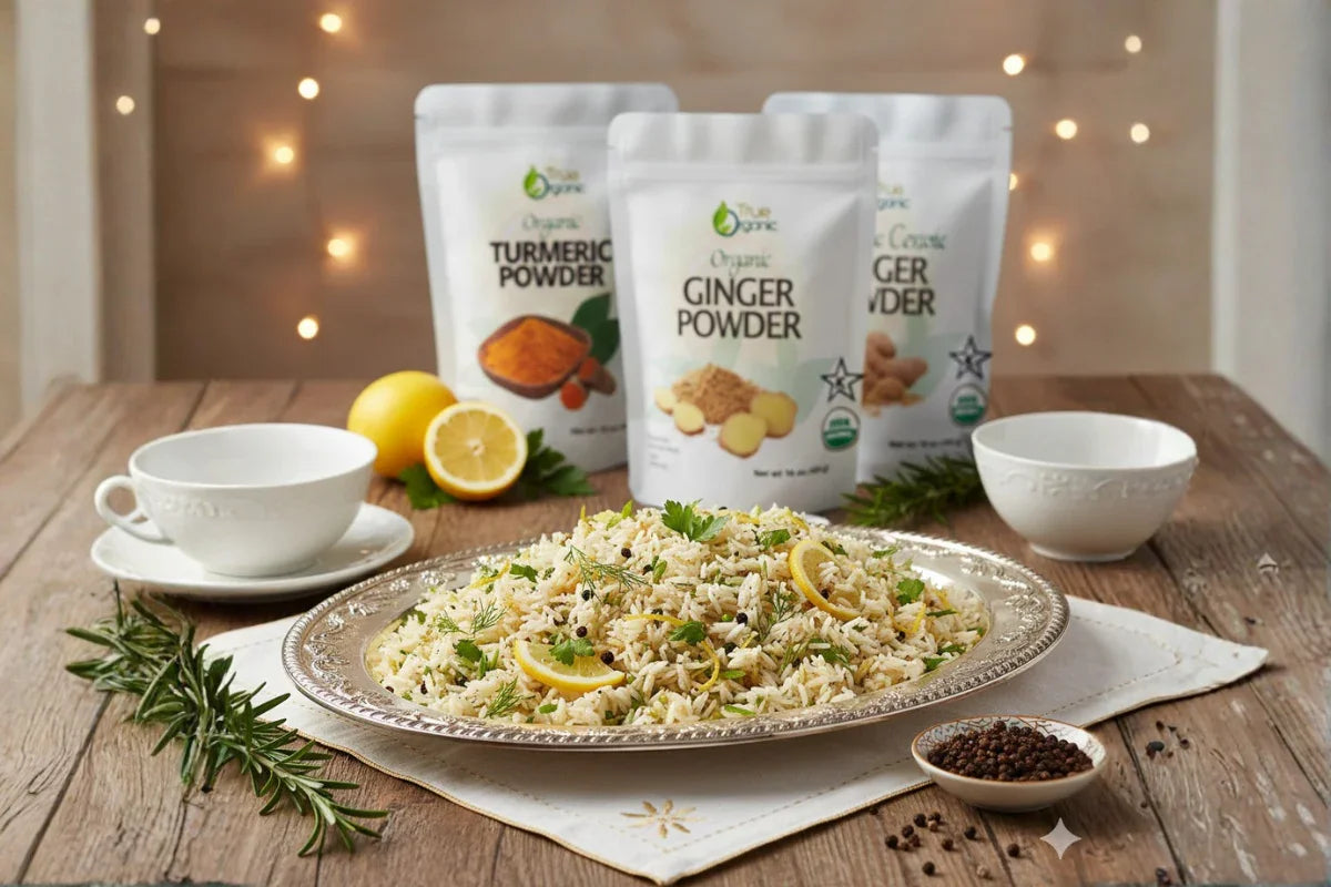 Lemon Herb Celebration Rice