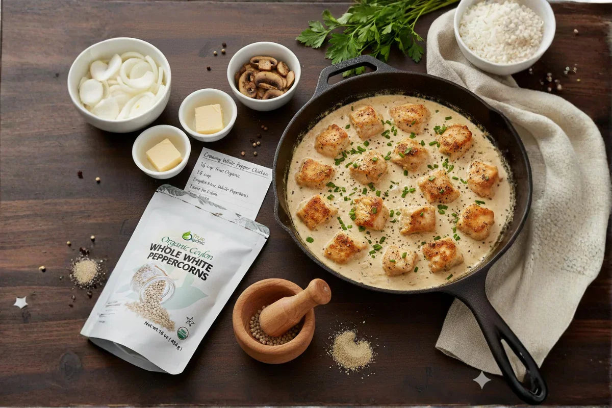 Creamy White Pepper Chicken