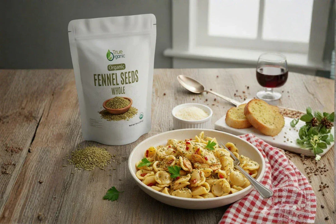 Fennel Seed Garlic Pasta