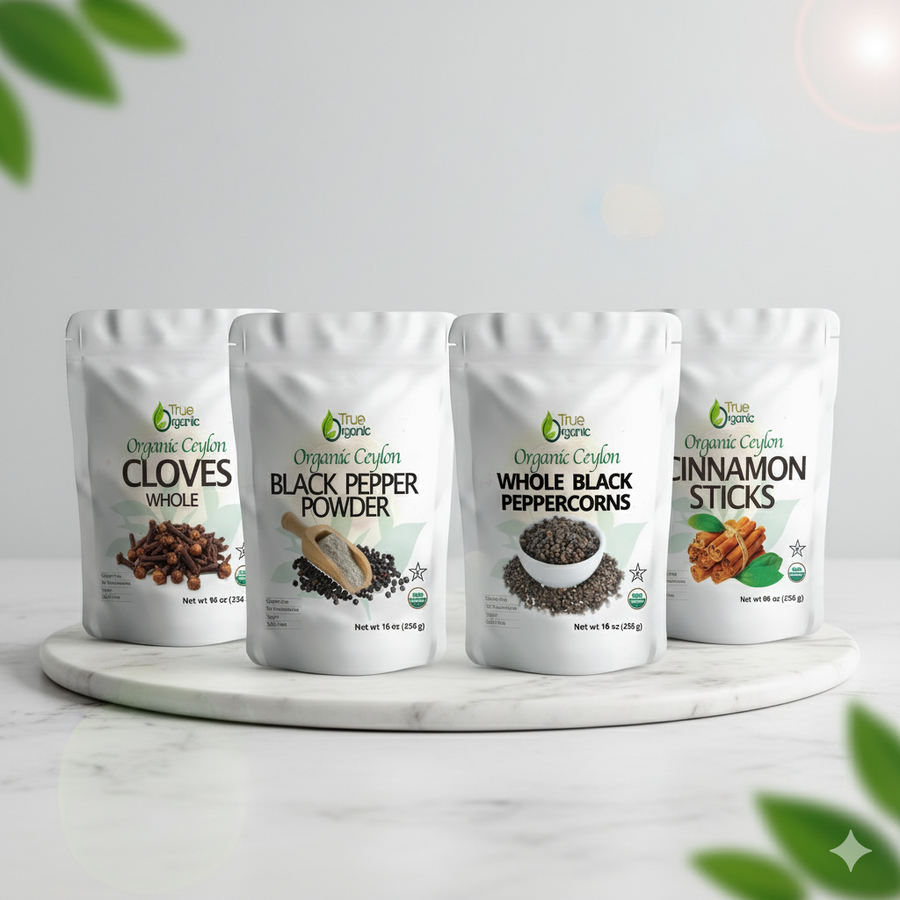 Organic Spices Bulk Pack - True Organics