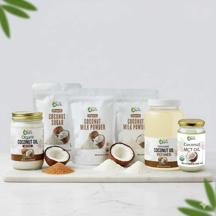 Organic Coconut Bulk Pack - True Organics