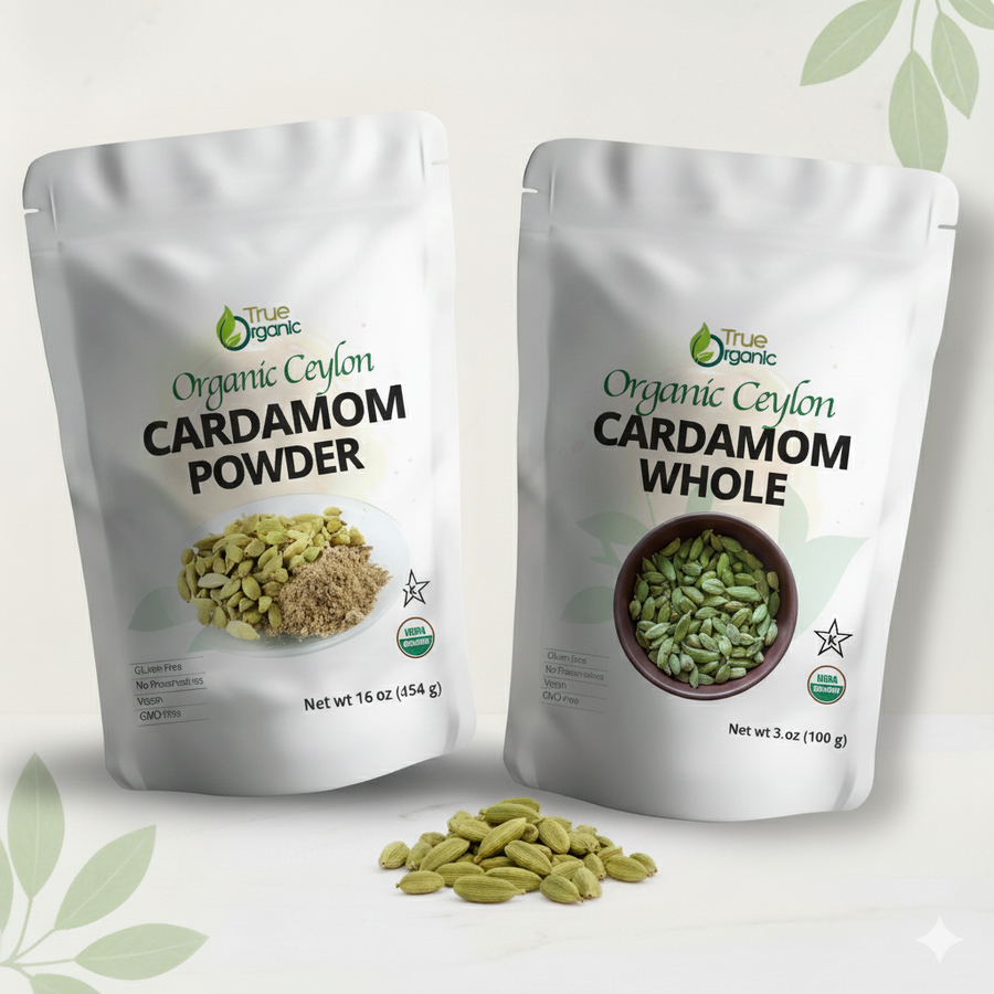 Ceylon Cardamom Products - True Organics