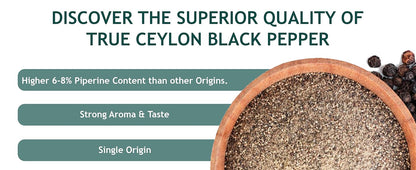 True Organic Black Peppercorns Powder 16 Oz