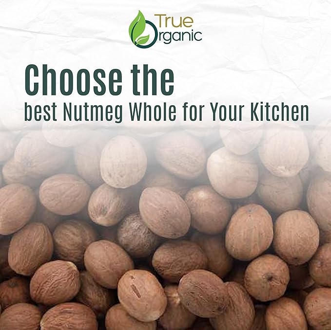True Organic Nutmeg Whole 3.5 Oz