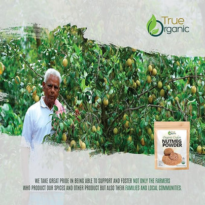 True Organic Nutmeg Powder 3.5 Oz