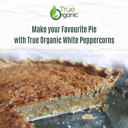 True Organic Ceylon White Peppercorns Whole 16 Oz