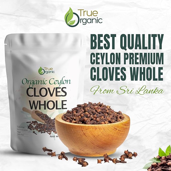 True Organic Cloves Whole 16 Oz