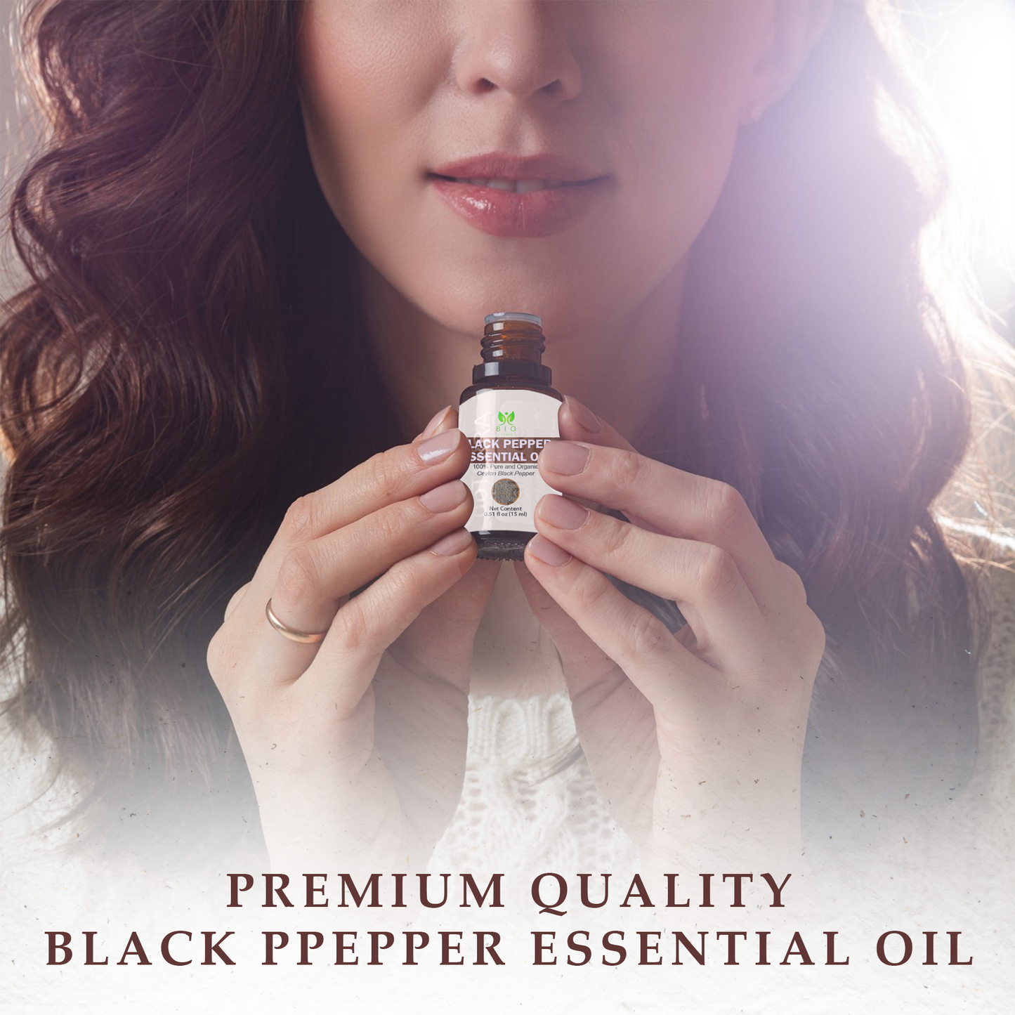 True Organic Black Pepper Essential Oil 15 mL (0.5 Fl Oz)