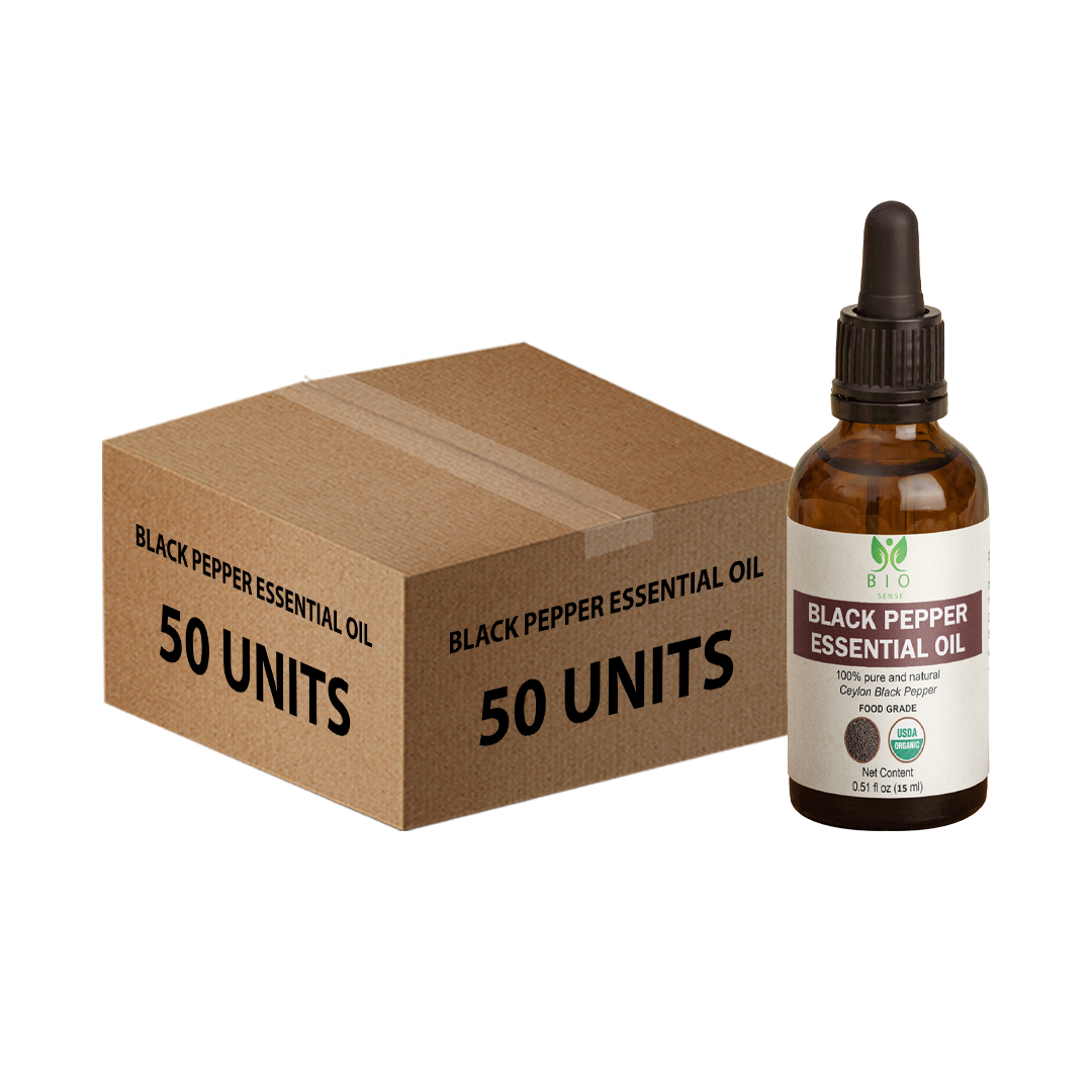True Organic Black Pepper Essential Oil 15 mL (50 Units)