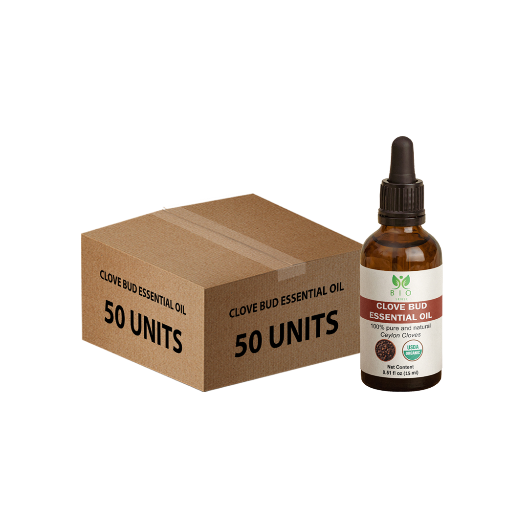 Bio Sense Clove Bud Essential Oil 15ml Bulk Pack(50 Units)