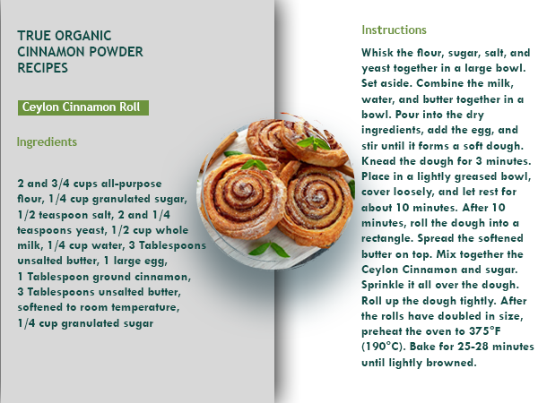 True Organic Cinnamon Powder 16 Oz