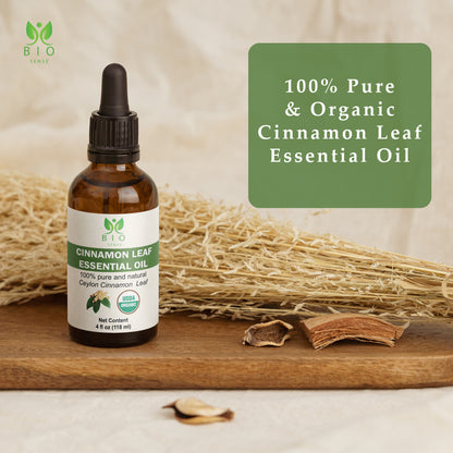 True Organic Cinnamon Leaf Essential Oil, 118 ml