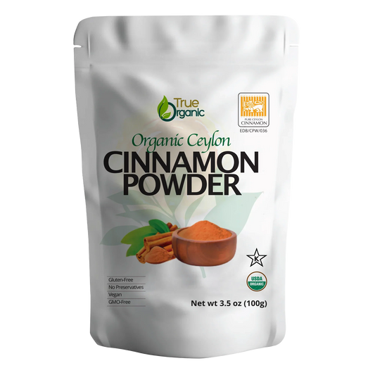 True Organic Cinnamon Powder 3.5 Oz