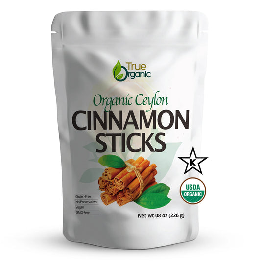 True Organic Cinnamon Sticks 08 Oz