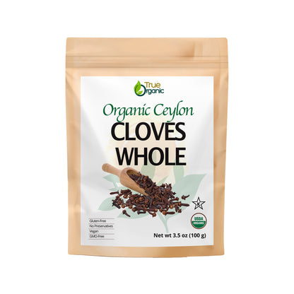 True Organic Cloves Whole 3.5 Oz