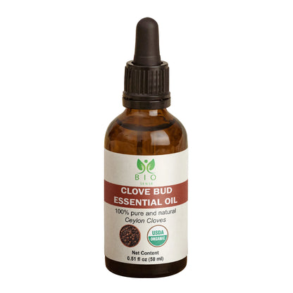 True Organic Clove Bud Essential Oil 15ml (0.5 Fl Oz) - True Organics