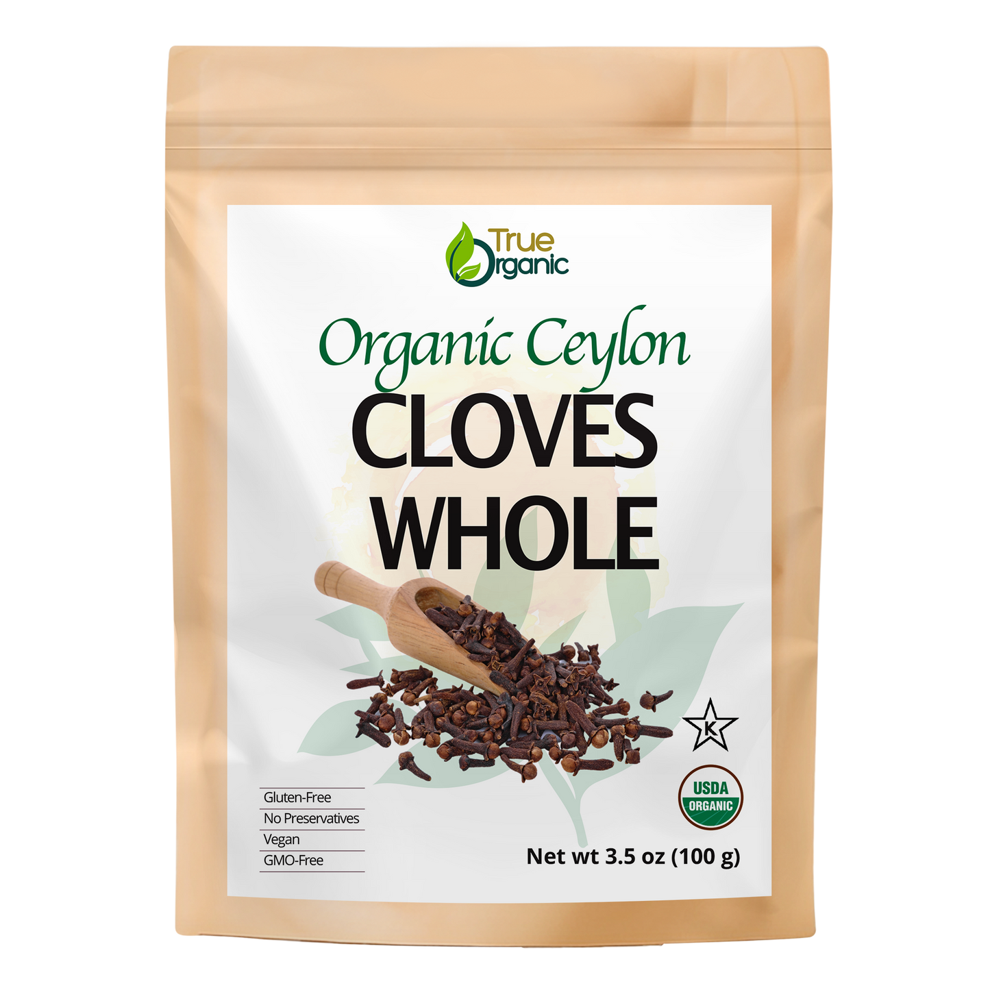 True Organic Cloves Whole 3.5 Oz