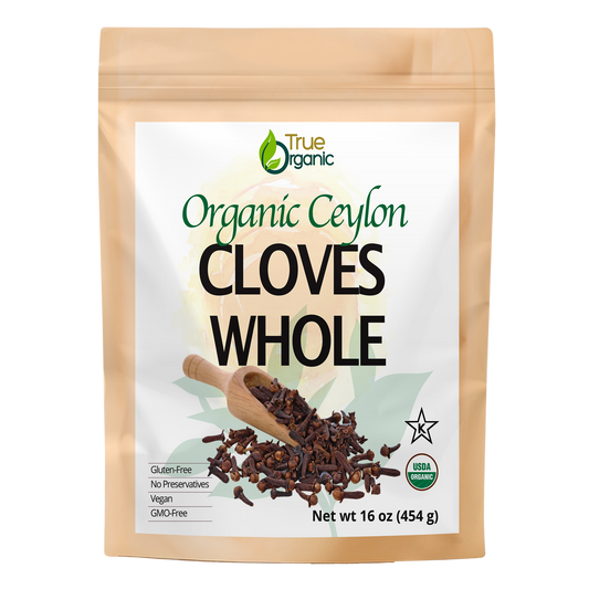 True Organic Cloves Whole 16 Oz