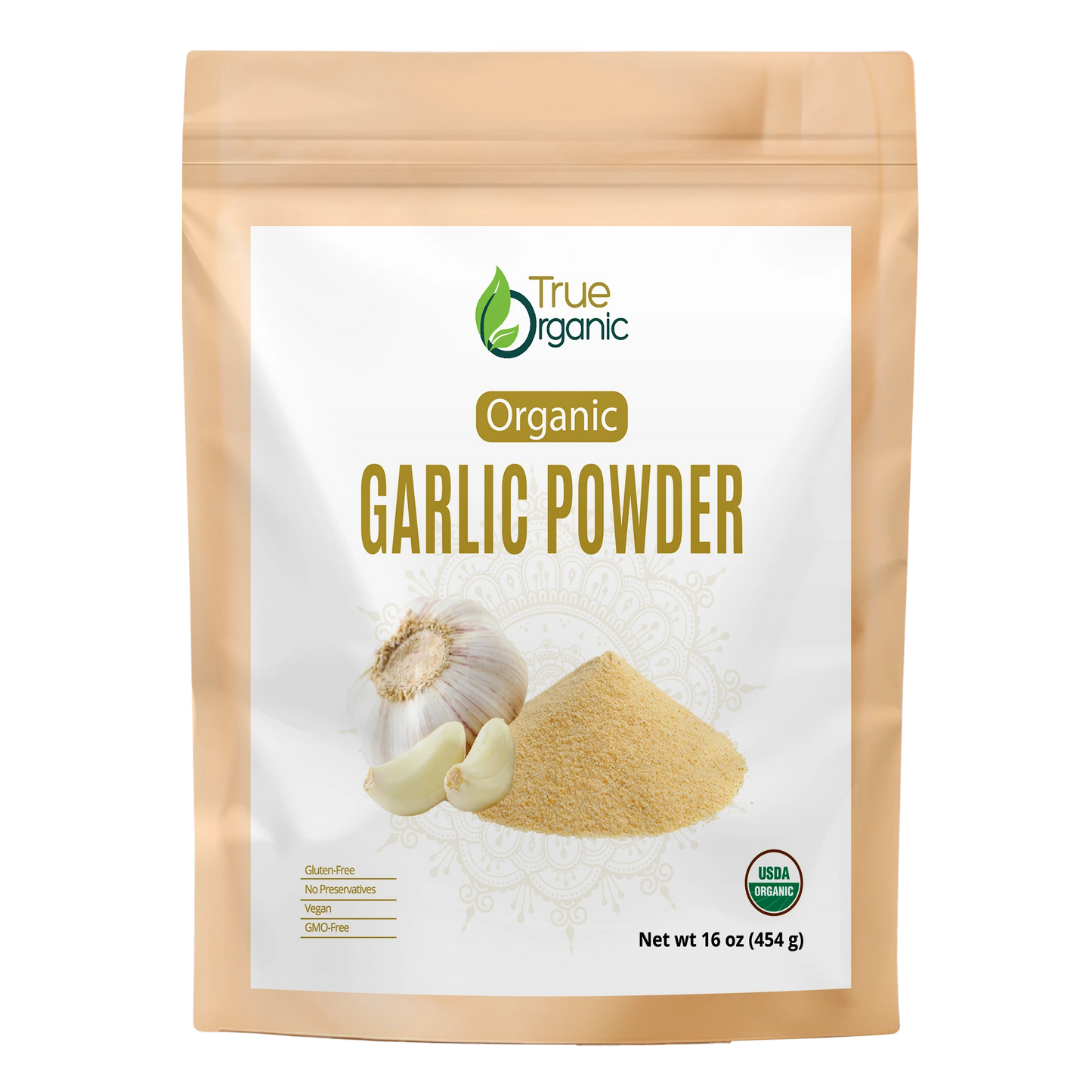 True Organic Garlic Powder 16 Oz