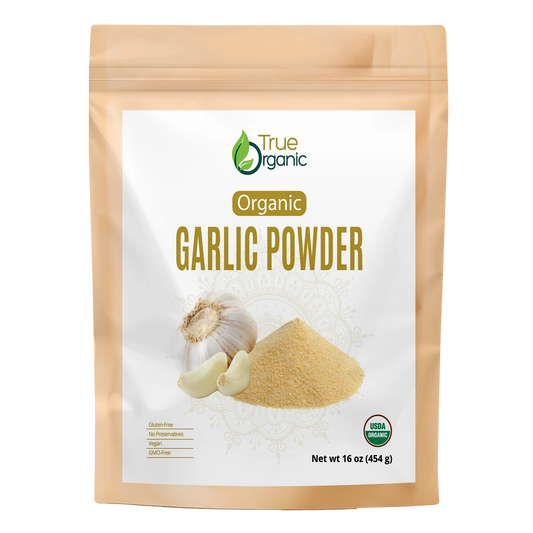True Organic Garlic Powder 16 Oz