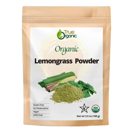 True Organic Lemon Grass Powder 3.5 oz