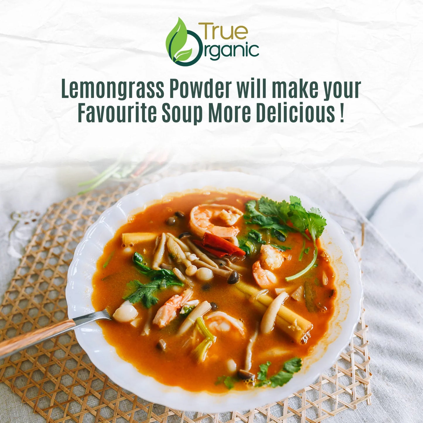 True Organic Lemon Grass Powder 3.5 oz