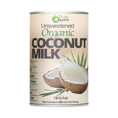 True Organic Unsweetened Coconut Milk 13.5 fl oz