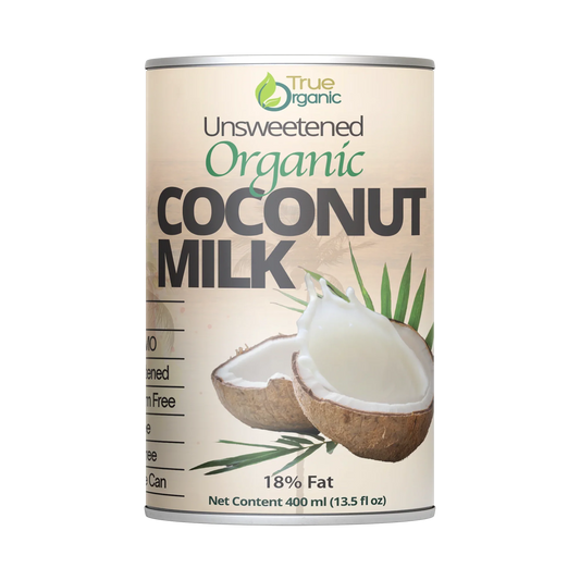 True Organic Unsweetened Coconut Milk 13.5 fl oz