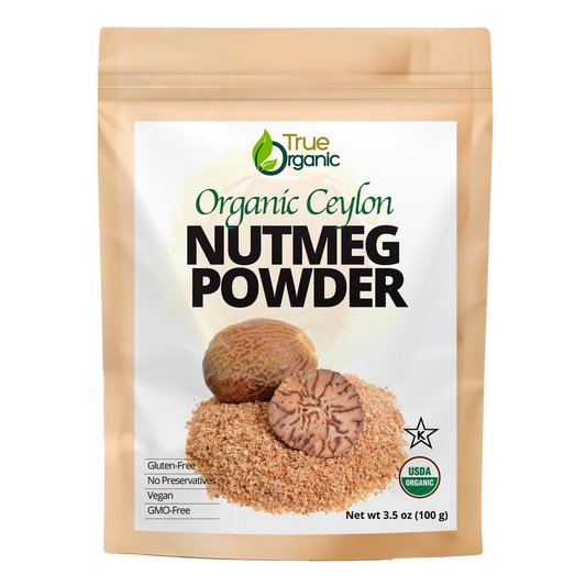 True Organic Nutmeg Powder 3.5 Oz