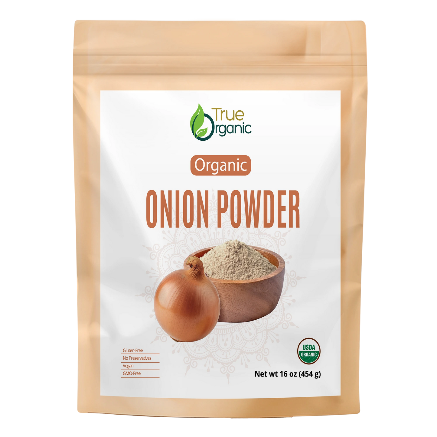 True Organic Onion Powder 16 Oz