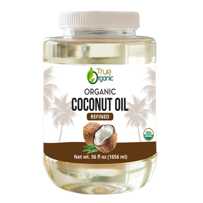 True Organic Refined Coconut Oil 56 fl oz