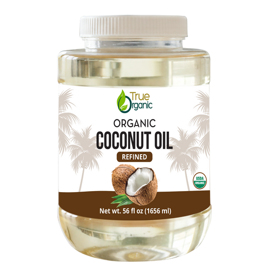 True Organic Refined Coconut Oil 56 fl oz