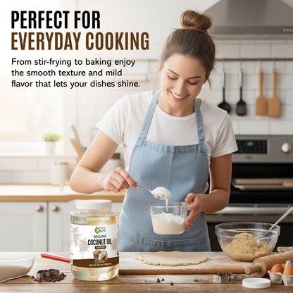 True Organic Refined Coconut Oil 56 fl oz