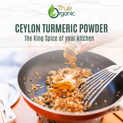 True Organic Ceylon Turmeric Powder 16 Oz