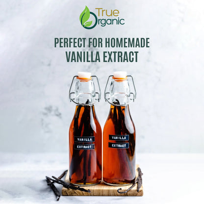 True Organic Ceylon Vanilla Beans Whole, 10 Count