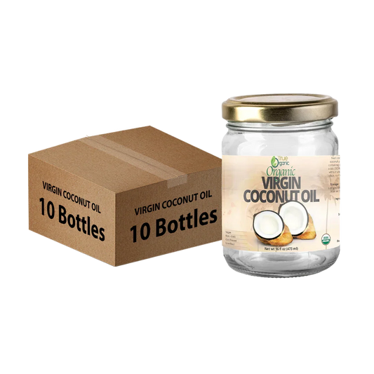 True Organic Virgin Coconut Oil, 16 fl oz Bulk Pack, ( 10 Units )
